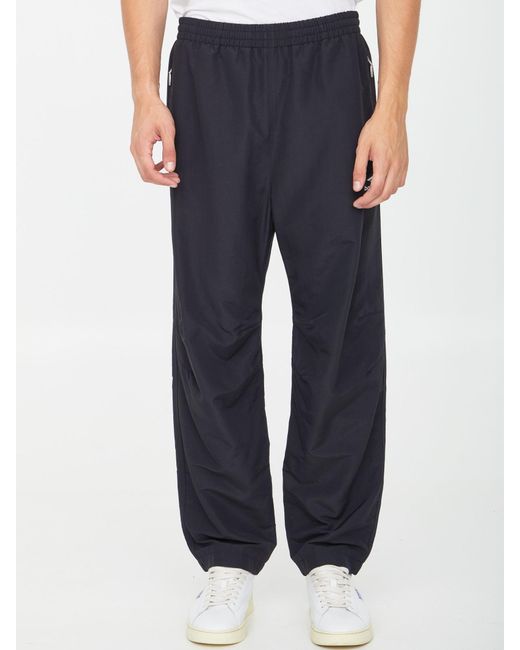 Balenciaga Synthetic 3b Sports Icon Trousers in Black for Men | Lyst
