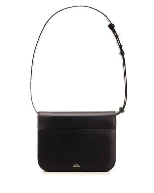 A.P.C. Black Astra Small Shoulder Bag