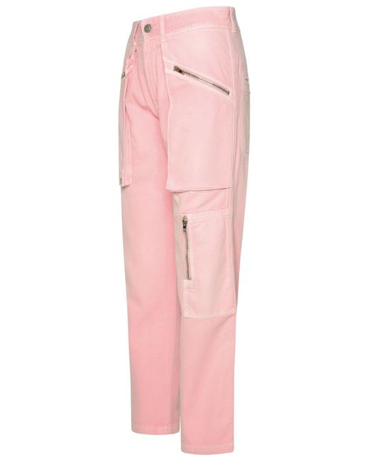 Isabel Marant Pink 'Juliette' Cotton Pants