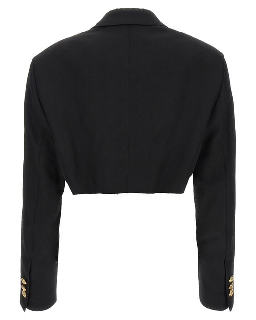 Palm Angels Black Jackets And Vests