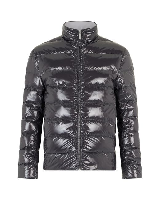 Thom Browne Gray Puffer Jacket Reversible Quilted Polyester Padded & Down for men