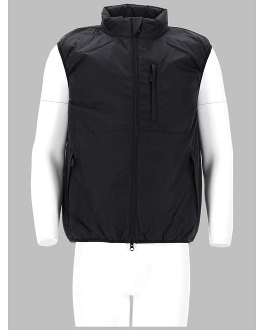Aspesi Black Sleeveless Waistcoat Jil Waistcoats & Gilets for men