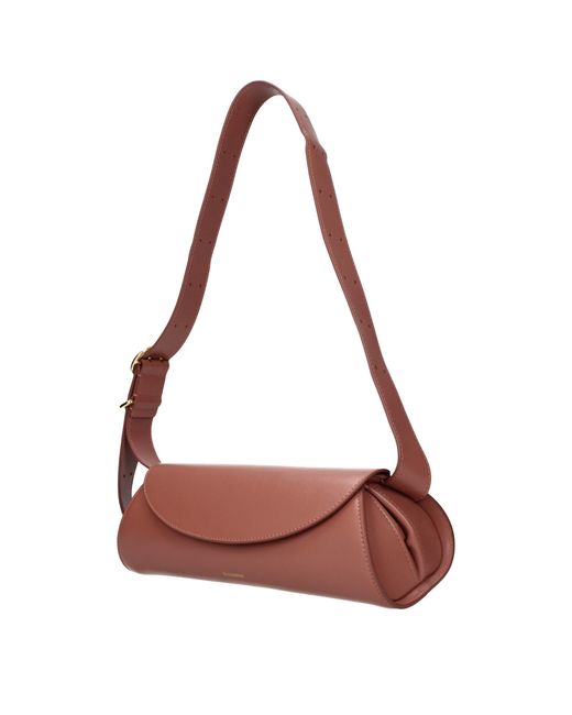 Jil Sander Pink Leather Crossbody Bag