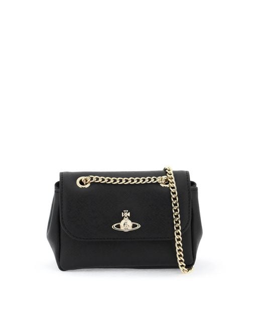 Vivienne Westwood Black Leather Mini Bag