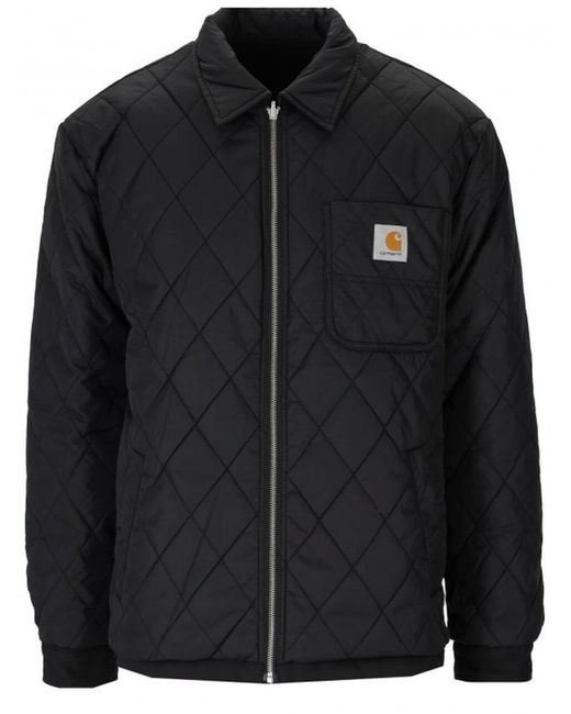 Carhartt Black Logo-patch Zip-up Jacket for men