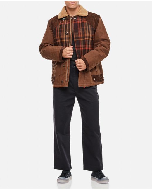 Fay Brown Archive Caban Jacket for men