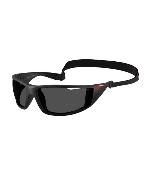 Prada Linea Rossa Black Ps A04S 1Bo5S0 Nero Opaco Sunglasses for men