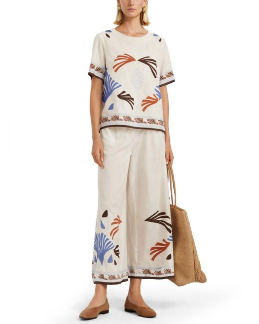 Herno Multicolor Trousers Summer Print Cotton