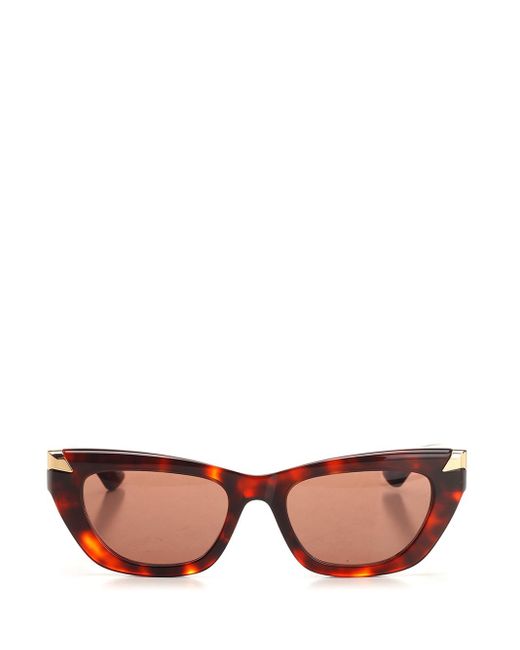 Alexander McQueen Pink Tortoiseshell Sunglasses