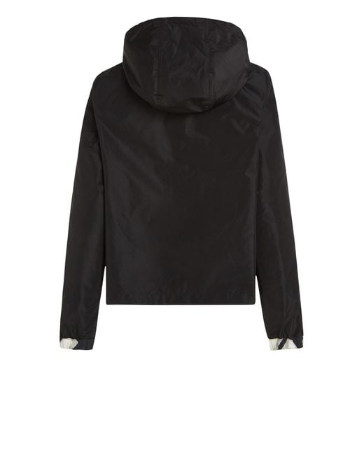Tommy Hilfiger Black Reversible Jacket With Hood