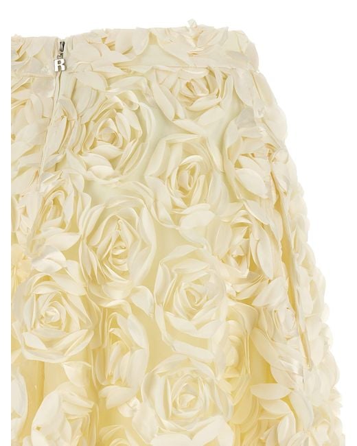 ROTATE BIRGER CHRISTENSEN Yellow 'Maxi Sun' Skirt