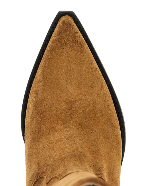 Sonora Boots Brown Santa Fe Boots Calfskin Leather (Bos Taurus) Boots, Ankle