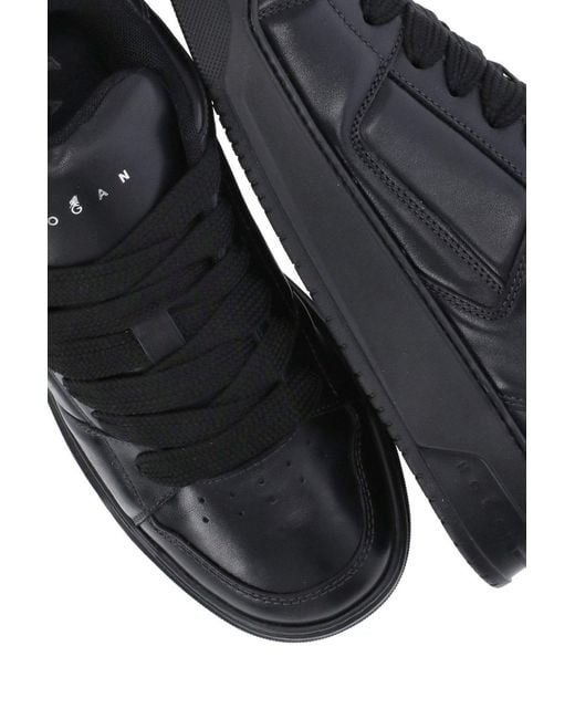 Hogan Black 6670 Lace-Up Sneakers for men