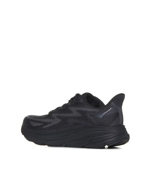 Hoka One One Black Clifton 9 Sneakers