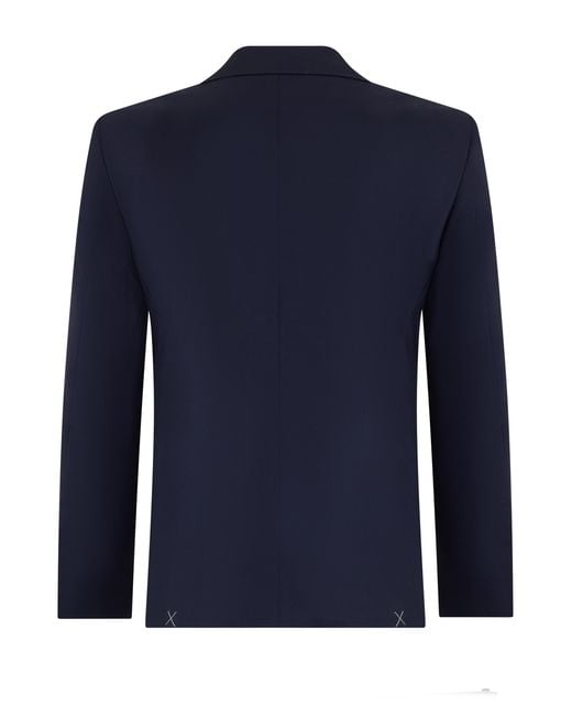 Canali Blue Suit Wool Suits for men