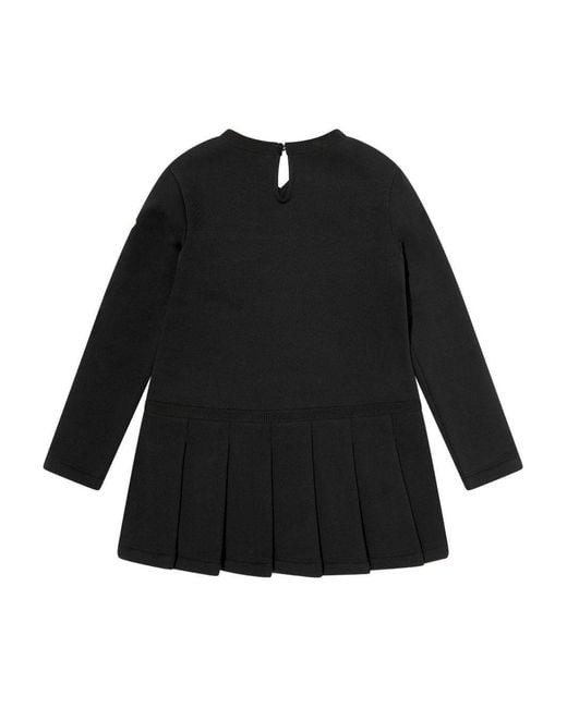 Moncler Black Enfant Dress Cotton