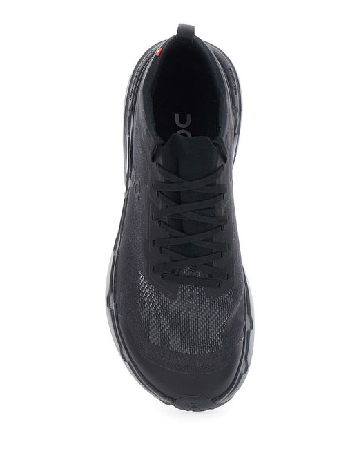 On Shoes Black Sneakers Cloudsoma Tech Fabric Trainers for men