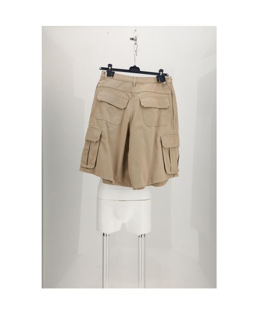 Dior White Bermuda Shorts Stecche Cotton for men