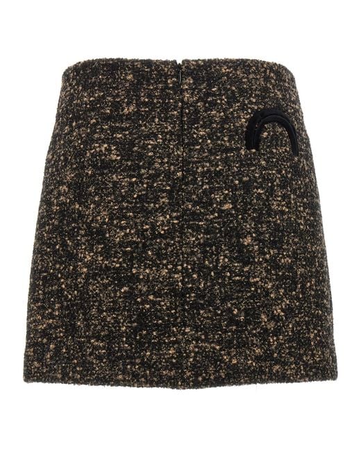Blazé Milano Black 'Katara Coci Mini' Skirt