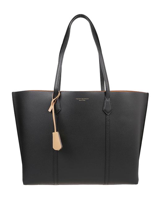 Tory Burch Perry Triple- Compartment Tote Bag in Black | Lyst