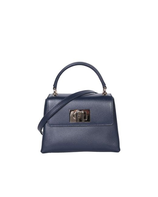 Furla Blue 1927 Mini Top Handle Bag