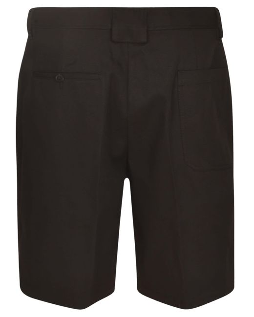 Lanvin Black Concealed Trousers for men