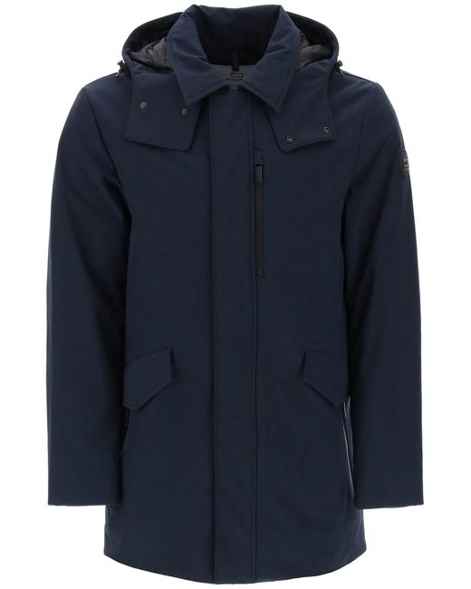 Woolrich Blue 'barrow' Soft Shell Jacket for men