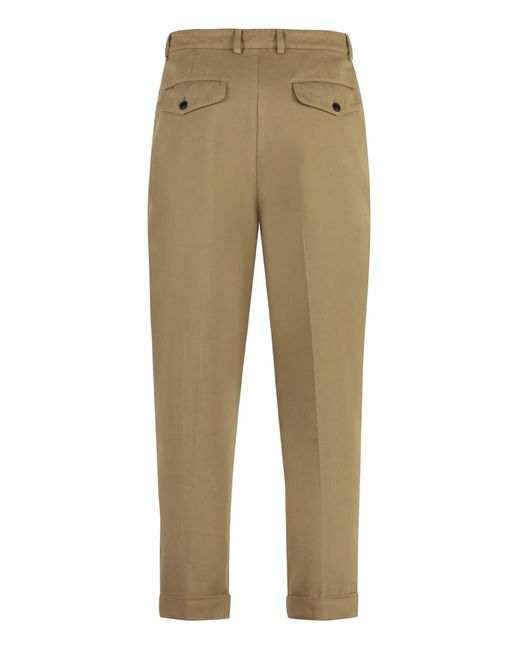 Dondup Natural Adam Stretch Cotton Chino Trousers for men