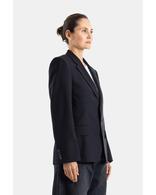 Balenciaga Blue Two-Button Tailored Jacket for men