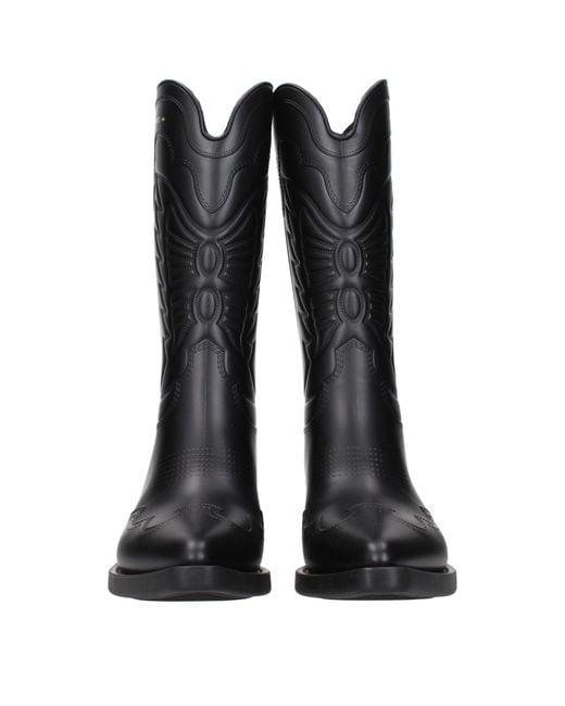 Dior Black Cotton Boots