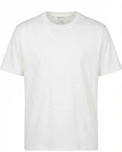 Bottega Veneta White T-Shirts And Polos for men