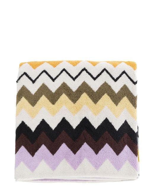 Missoni Multicolor Beach Towel Murrina Cotton Accessories