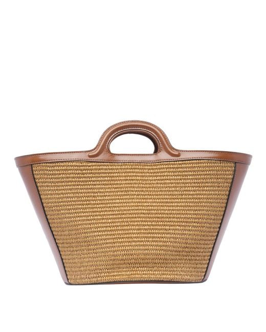 Marni Brown Small Tropicalia Bag