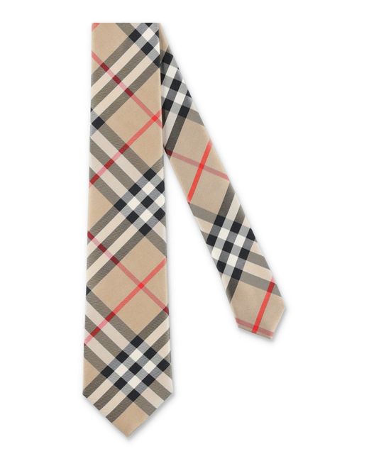 Burberry Metallic Manston Slik Tie for men