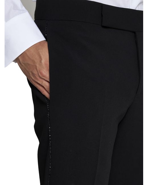 Giorgio Armani Black Trousers for men