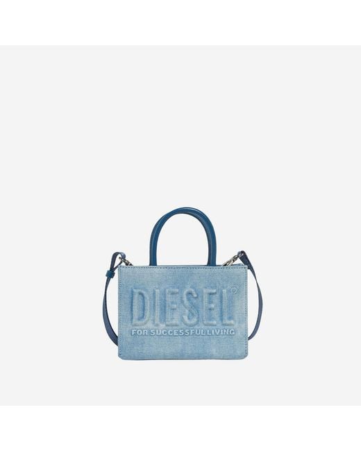 DIESEL Blue 3D Mini Bag Cotton Shoulder