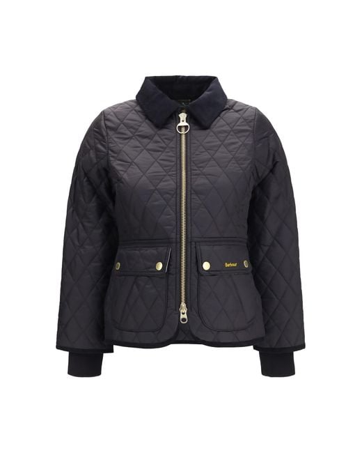 Barbour Blue Quilted Puffer Jacket