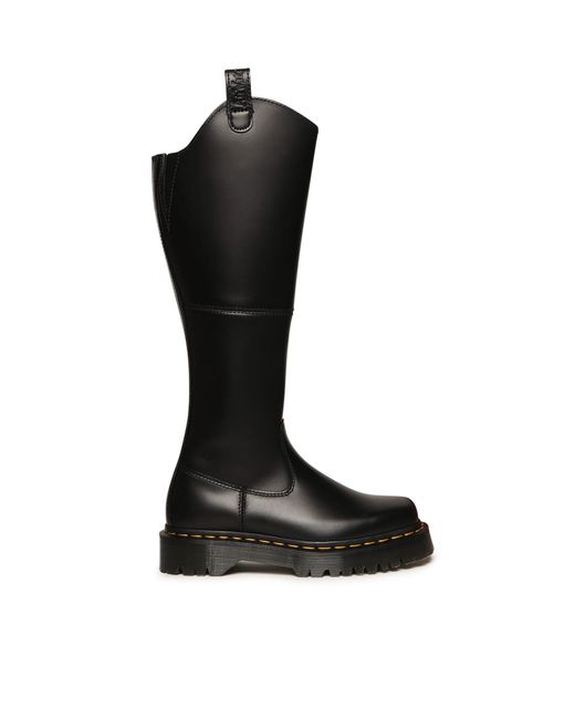 Dr. Martens Black Amaayah Leather Riding Boots
