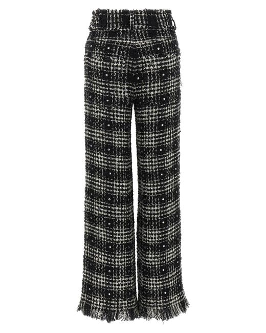 GIUSEPPE DI MORABITO Black Prince Of Wales Pants