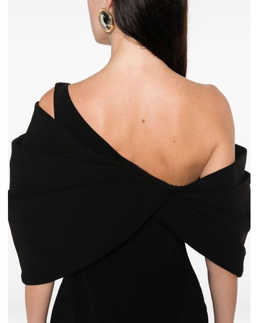 Solace London Women's Black Thelma Mini Dress