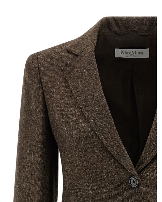 Max Mara Black 'bermuda1234' Blazer