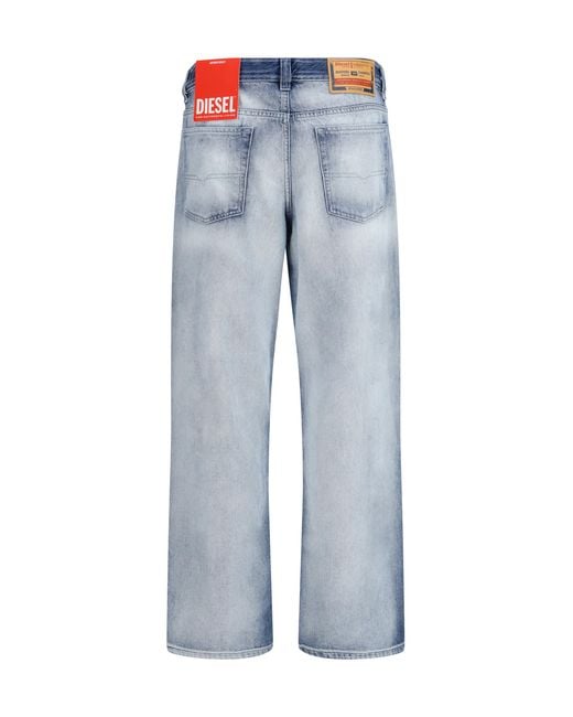 DIESEL Blue 2001 D-Macro-Fsi2 Jeans Cotton; Lyocell for men