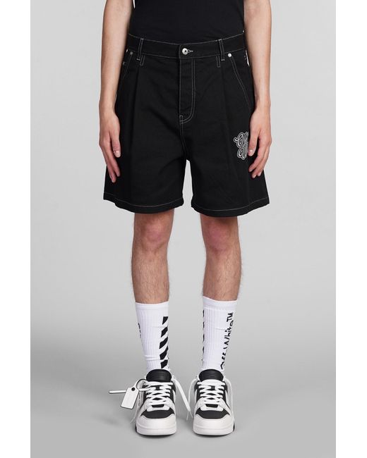 Off-White c/o Virgil Abloh Black Shorts for men
