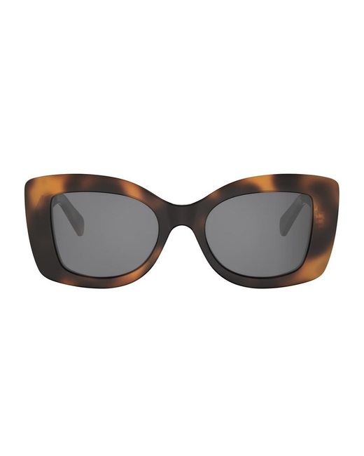 Céline Brown Cl40324U 3 Dots 53A Havana Sunglasses