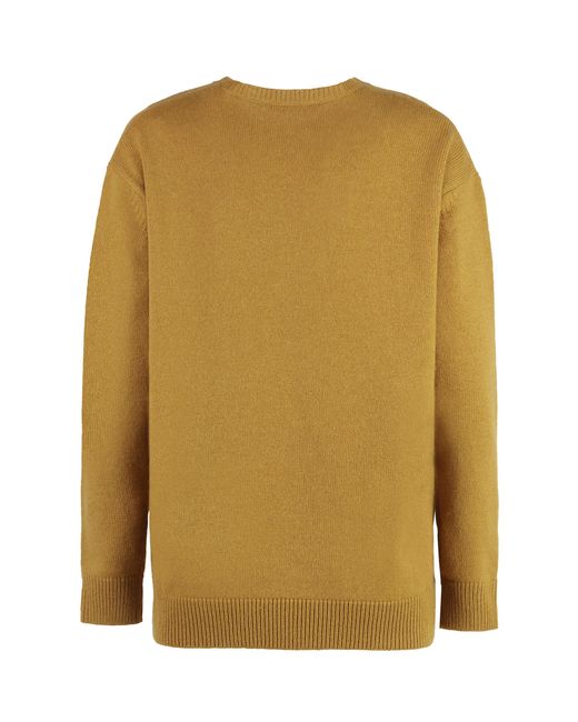 Max Mara Natural Plata Wool And Cashmere Sweater