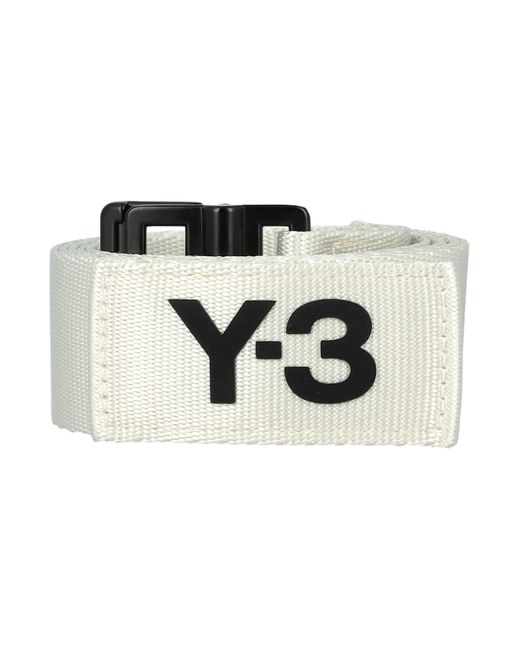 Y-3 Black Classic Logo Belt for men