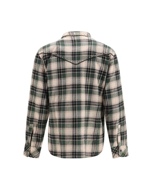 P.A.R.O.S.H. Gray Cowboy Shirt Cotton
