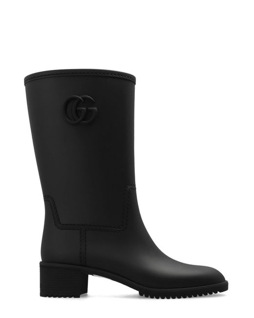 Gucci Black Double G Boots