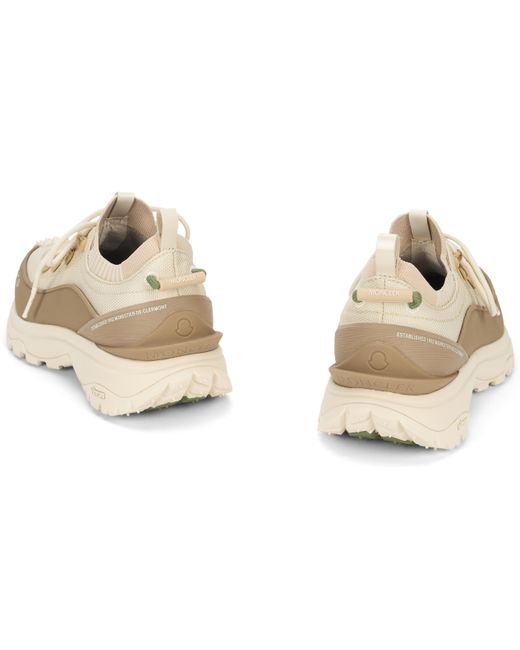 Moncler Natural Sneakers Trailgrip Lite3 Polyester Trainers