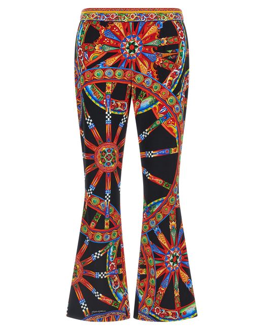 Dolce & Gabbana Silk Flared Pants